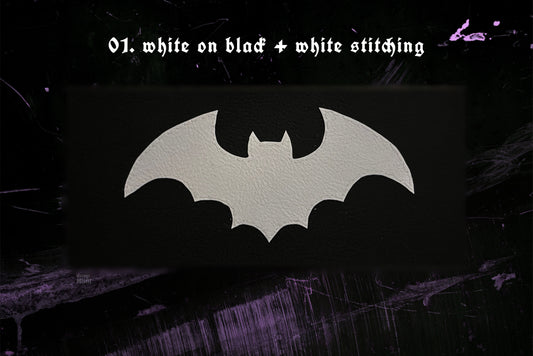FAUX LEATHER BAT PATCH